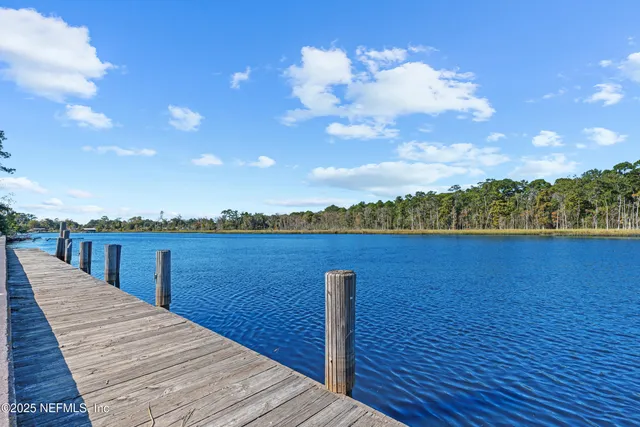 a view of a terrace with sky view