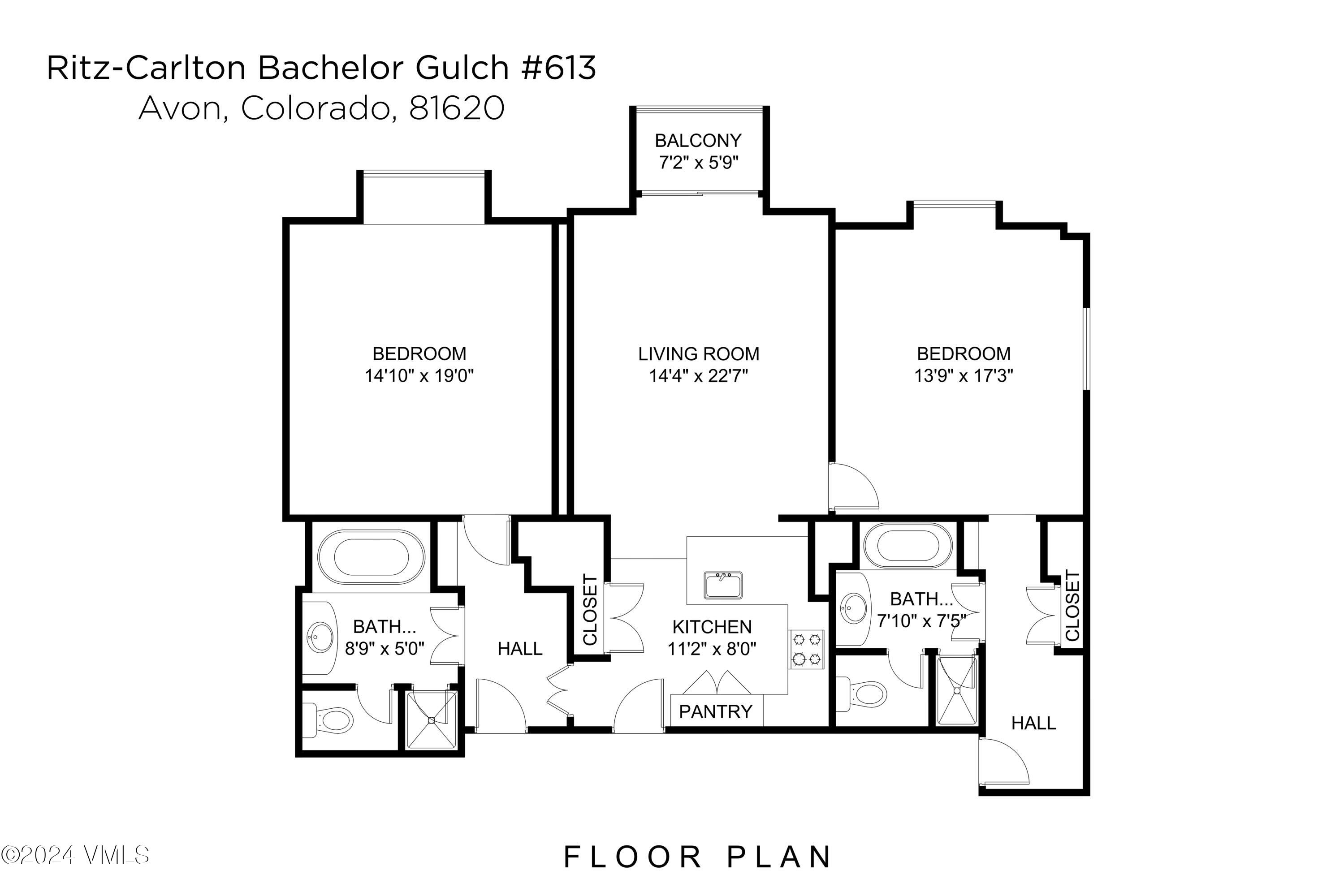 130 Daybreak Ridge Road, Unit HS613 Avon, CO 81620 - Photo 22 of 22 floor plan