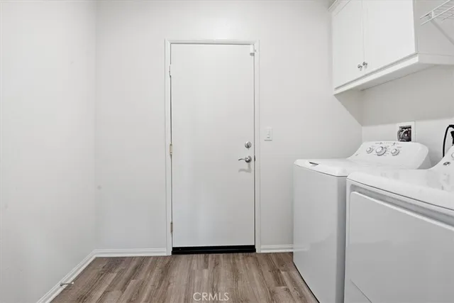 a view of utility room with washer and dryer