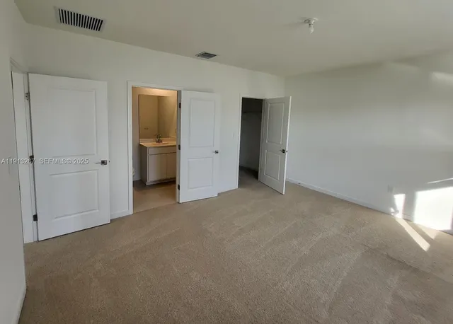 a view of an empty room