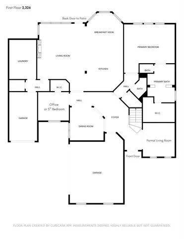 a picture of floor plan