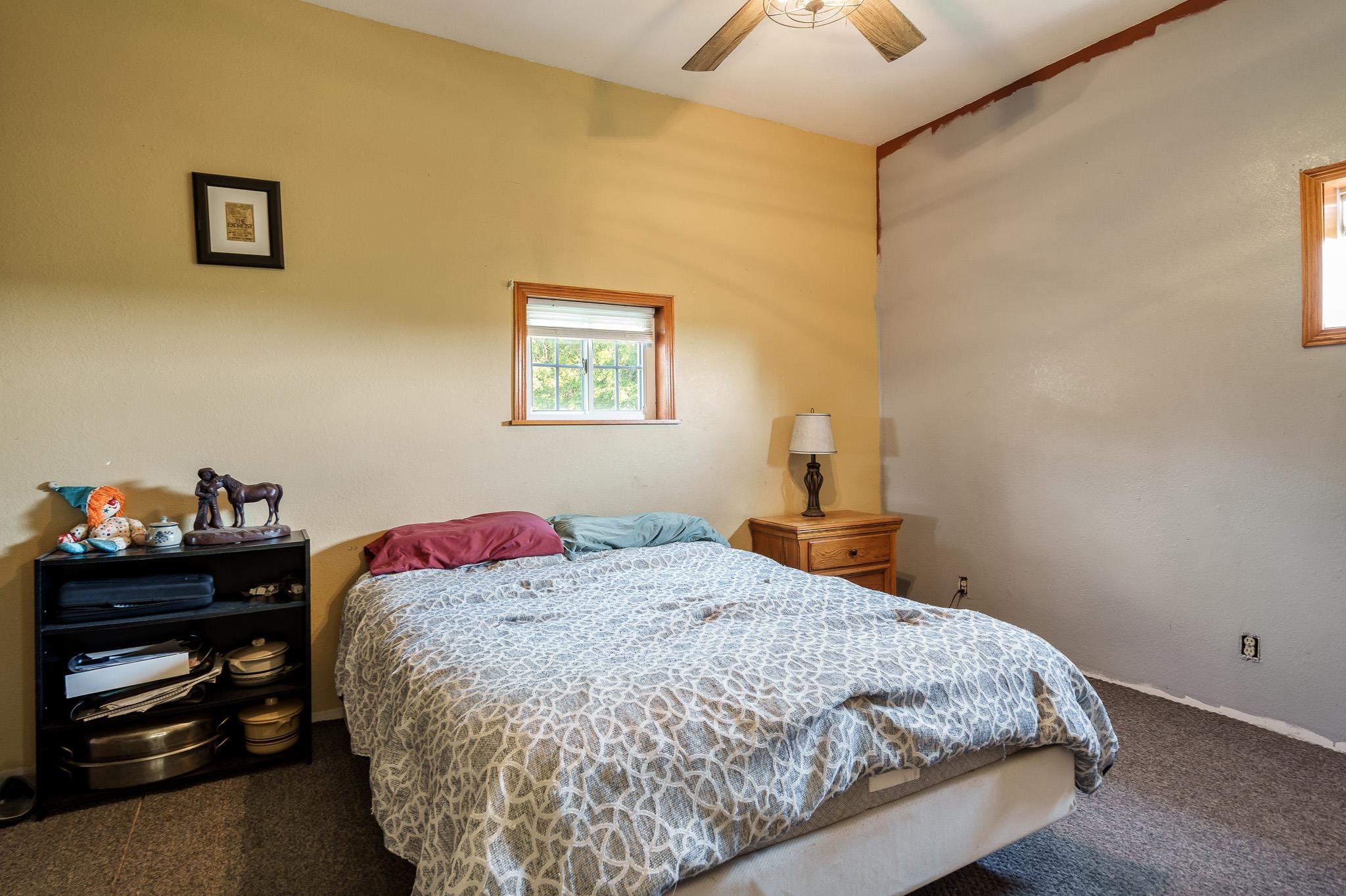 6913 West Wagner Road German Valley, IL 61039 - Photo 50 of 54 a bedroom with a bed and a dresser in it