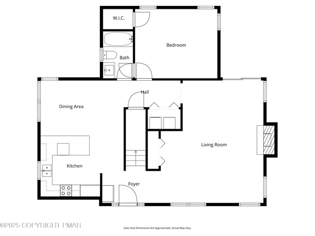 a picture of a bench in the back