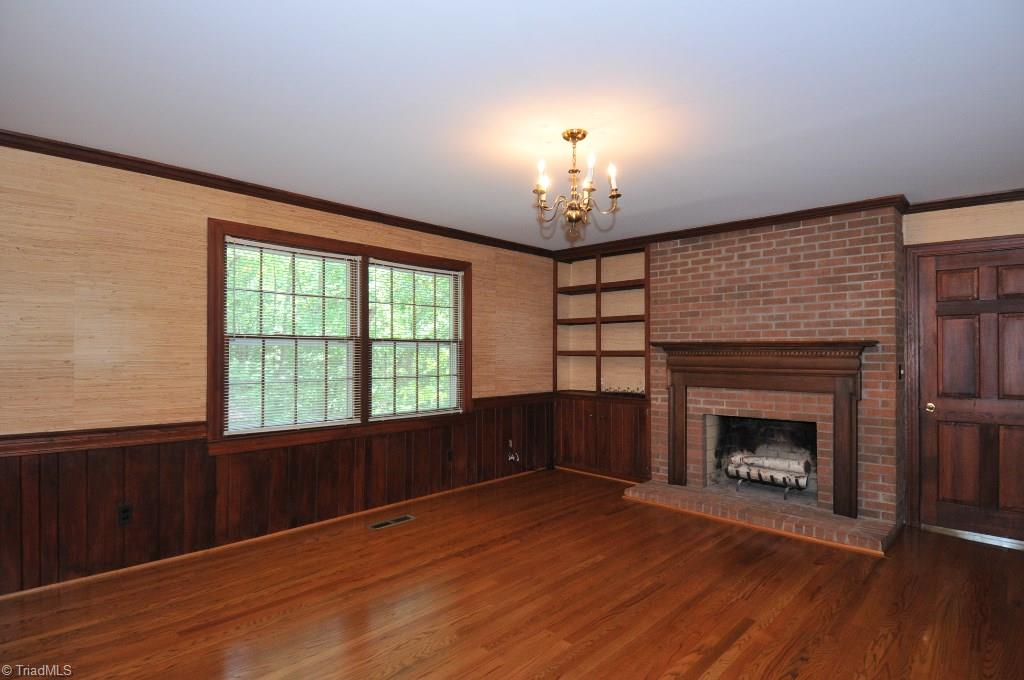 3330 Nottingham Road Winston-Salem, NC 27104 - Photo 8 of 23 Main level den with fireplace