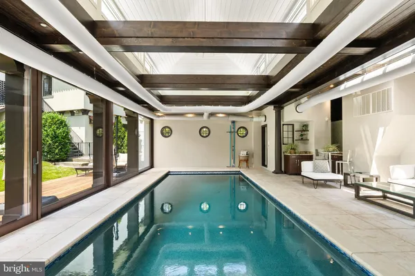 a very nice looking room with a large window