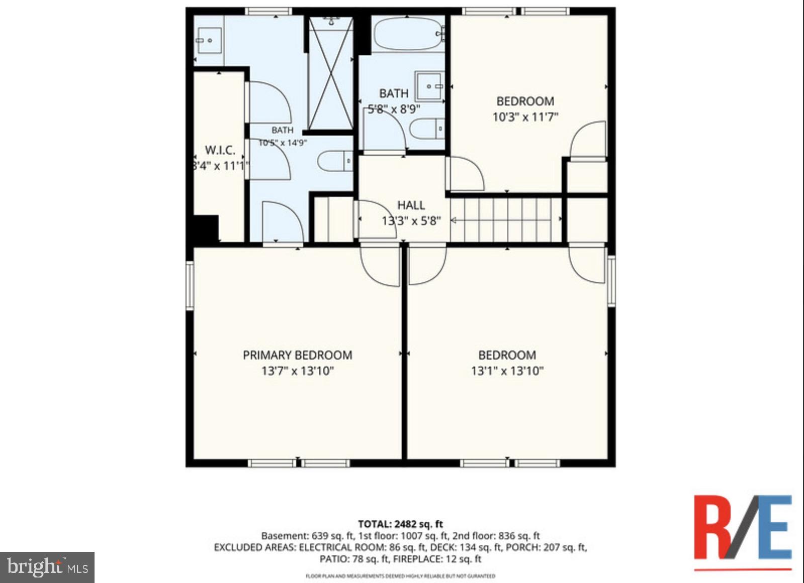 4104 Wentworth Road Baltimore, MD 21207 - Photo 66 of 68 Upper level floor plan