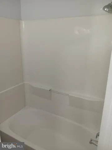 a close up of a bathtub