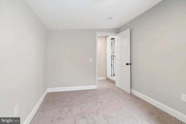 a view of an empty room