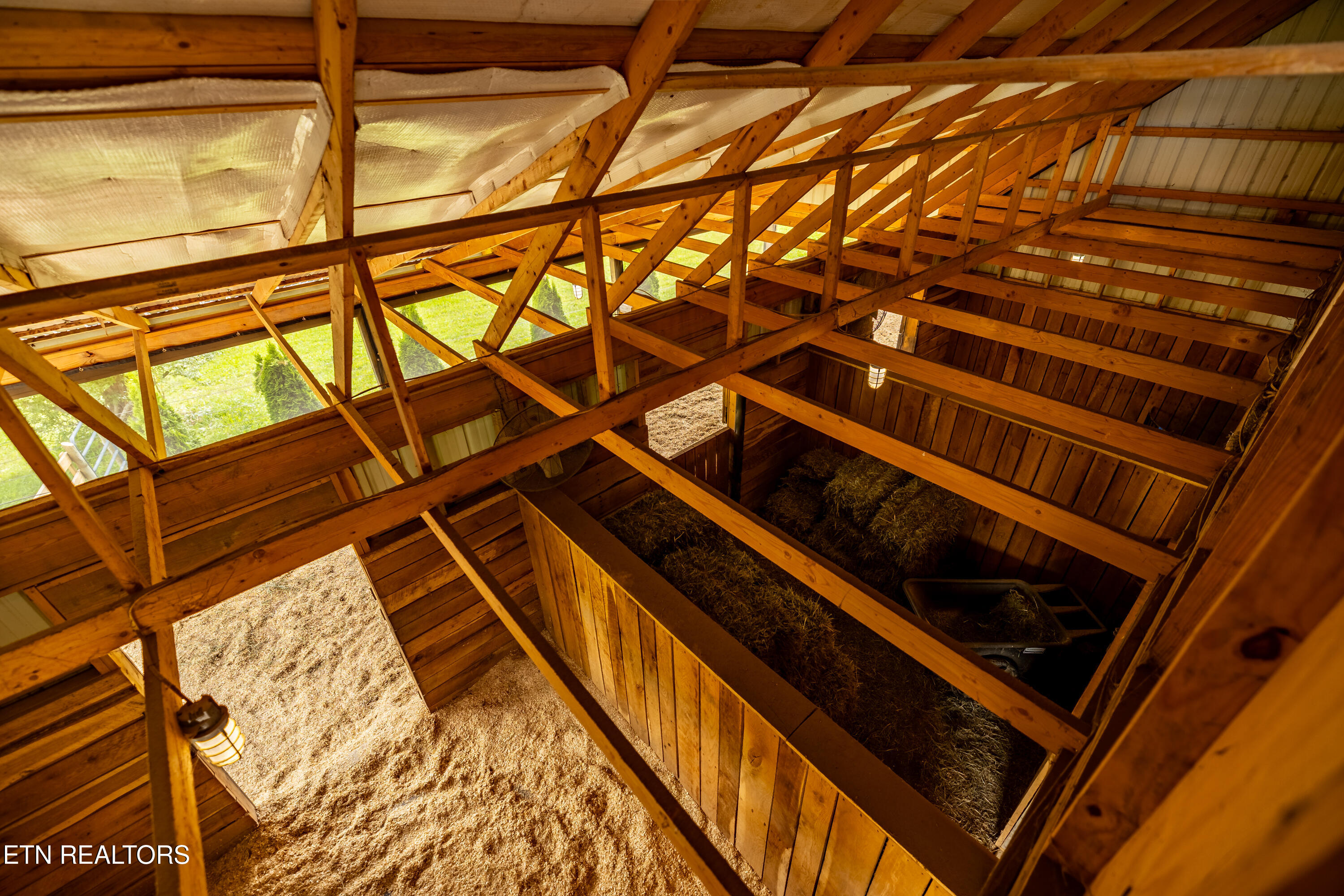 1152 Brier Branch Road Graysville, TN 37338 - Photo 38 of 49 Hayloft looking down over stables