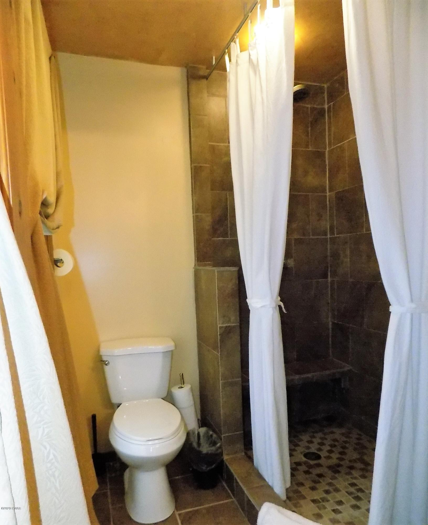 171 Valleyview Road Greentown, PA 18426 - Photo 61 of 111 a bathroom with a toilet and a shower