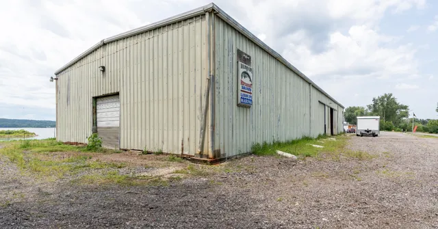 a view of backyard of house