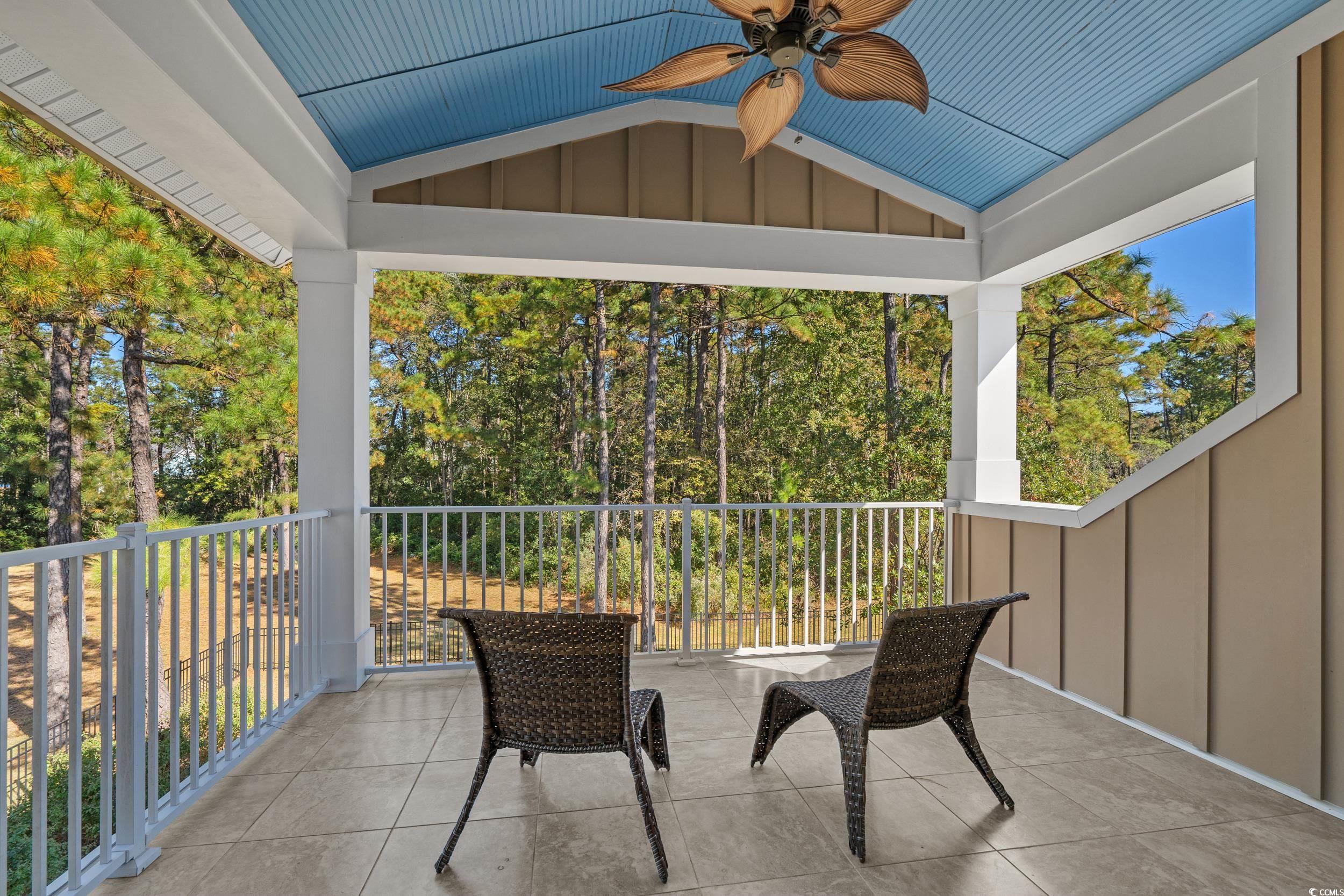 496 Starlit Way Myrtle Beach, SC 29579 - Photo 31 of 40 View of patio / terrace featuring ceiling fan