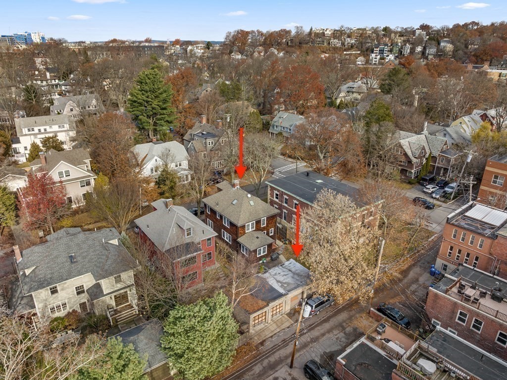 72 Salisbury Road Brookline, MA 02445 - Photo 39 of 40 an aerial view of a city with lots of residential buildings