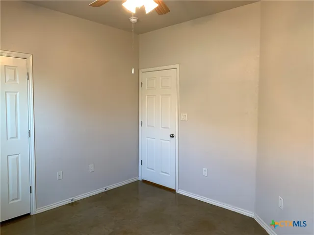 a view of an empty room