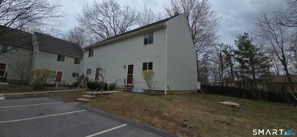 a backyard of a house