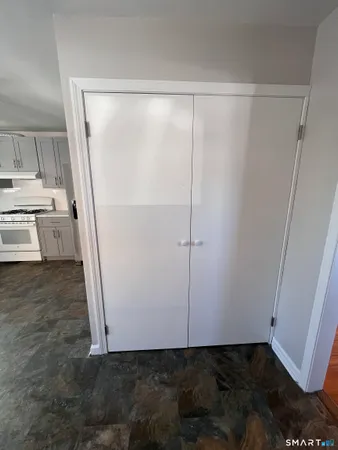 a view of a room with storage and utility