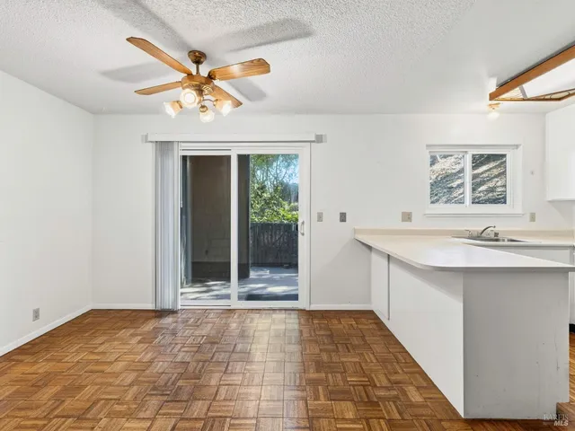 a view of an entryway with a sink