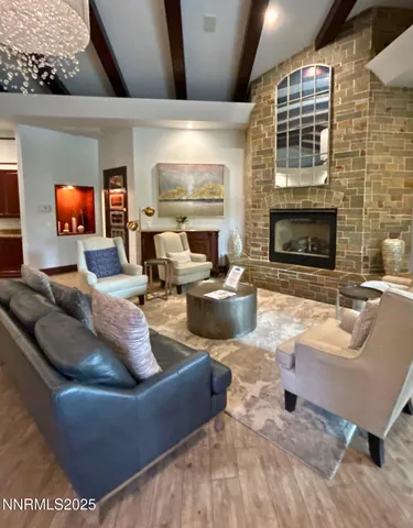 a kitchen with a table and chairs in it