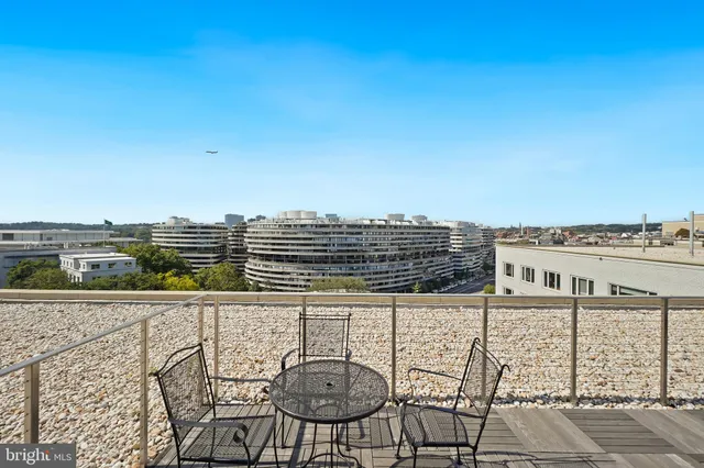 front view of a building with a street view