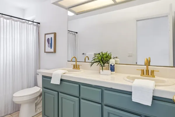 a bathroom with a sink and a toilet