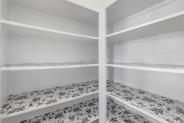 a view of wooden door