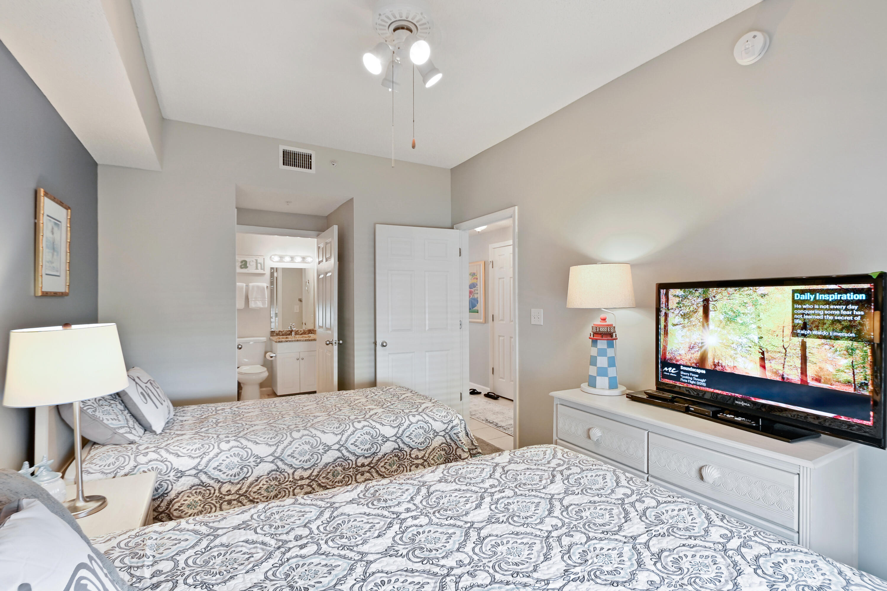 1160 Scenic Gulf Drive, Unit 612A Miramar Beach, FL 32550 - Photo 25 of 31 a bedroom with a bed and a flat screen tv