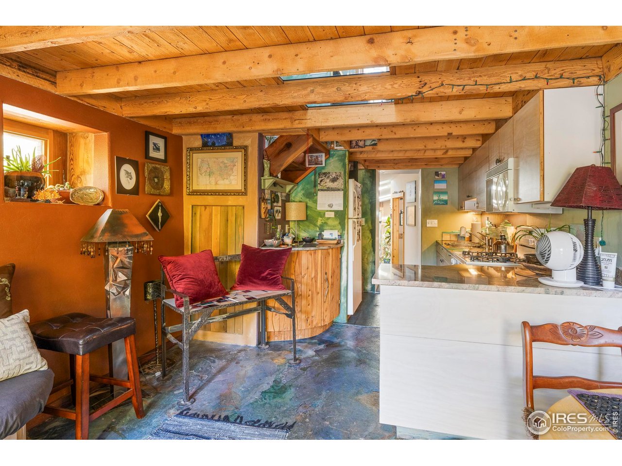 636 Marine Street Boulder, CO 80302 - Photo 37 of 46 a view of a living room and a wooden floor