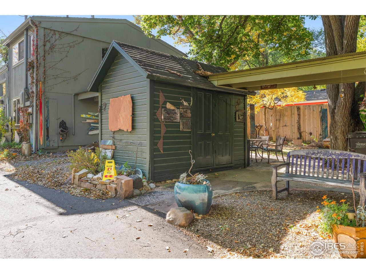 636 Marine Street Boulder, CO 80302 - Photo 7 of 46 a view of a chair and table in backyard