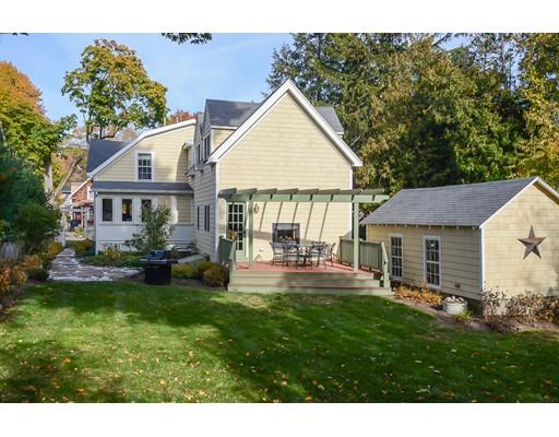 33 Cottage Street Wellesley, MA 02482 - Photo 19 of 23 a view of a house with a yard and porch