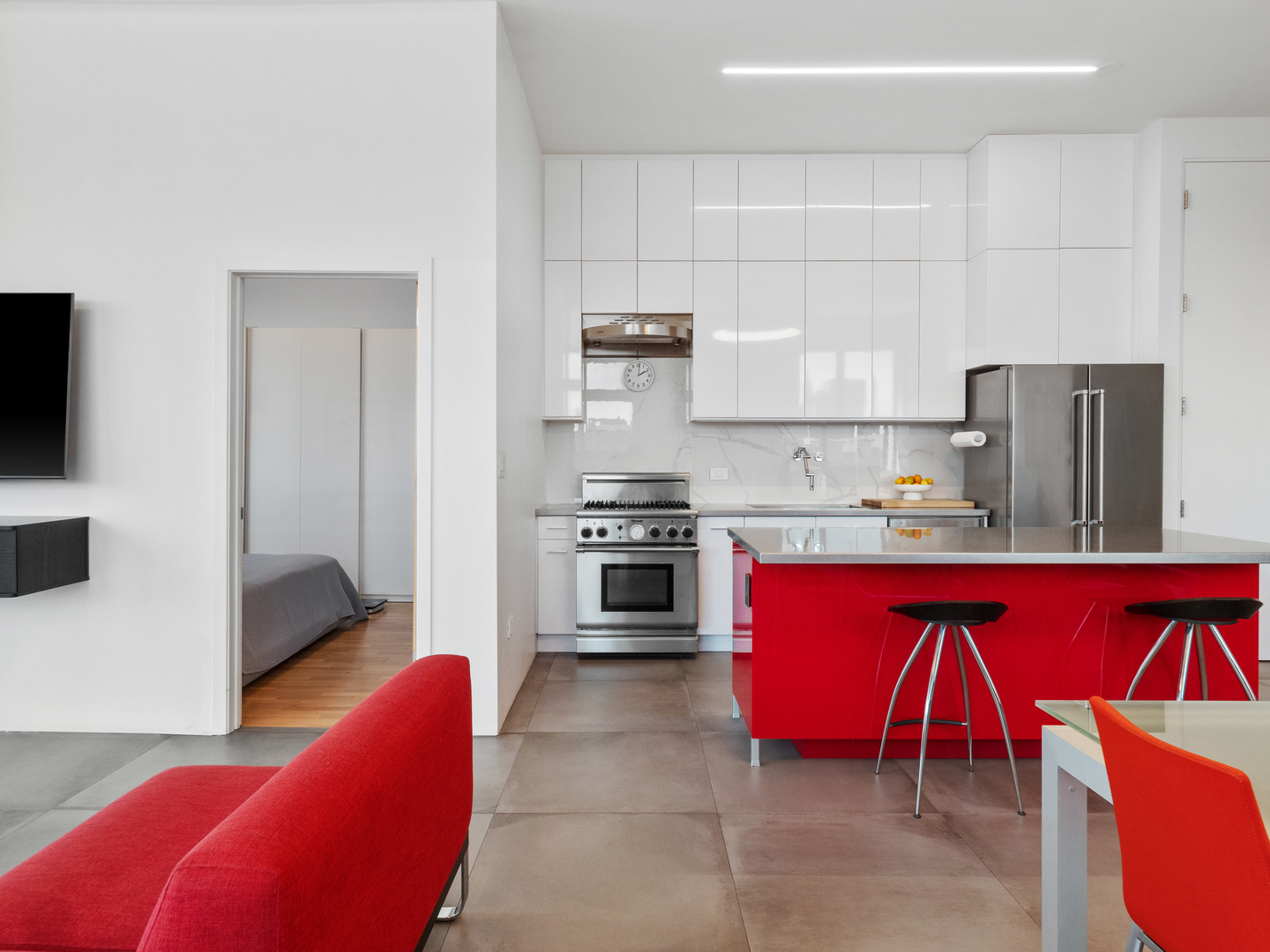 321 South Sangamon Street, Unit 905 Chicago, IL 60607 - Photo 6 of 36 a kitchen with stainless steel appliances granite countertop a stove top oven a sink and dishwasher