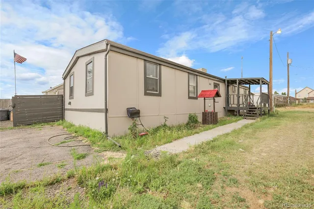 a bathroom with a sink and a yard