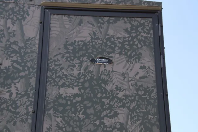 a close view of a door in the house