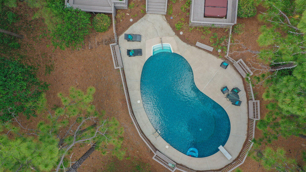 869 Trail Ridge Road Aiken, SC 29803 - Photo 3 of 69 Aerial Overview of Pool