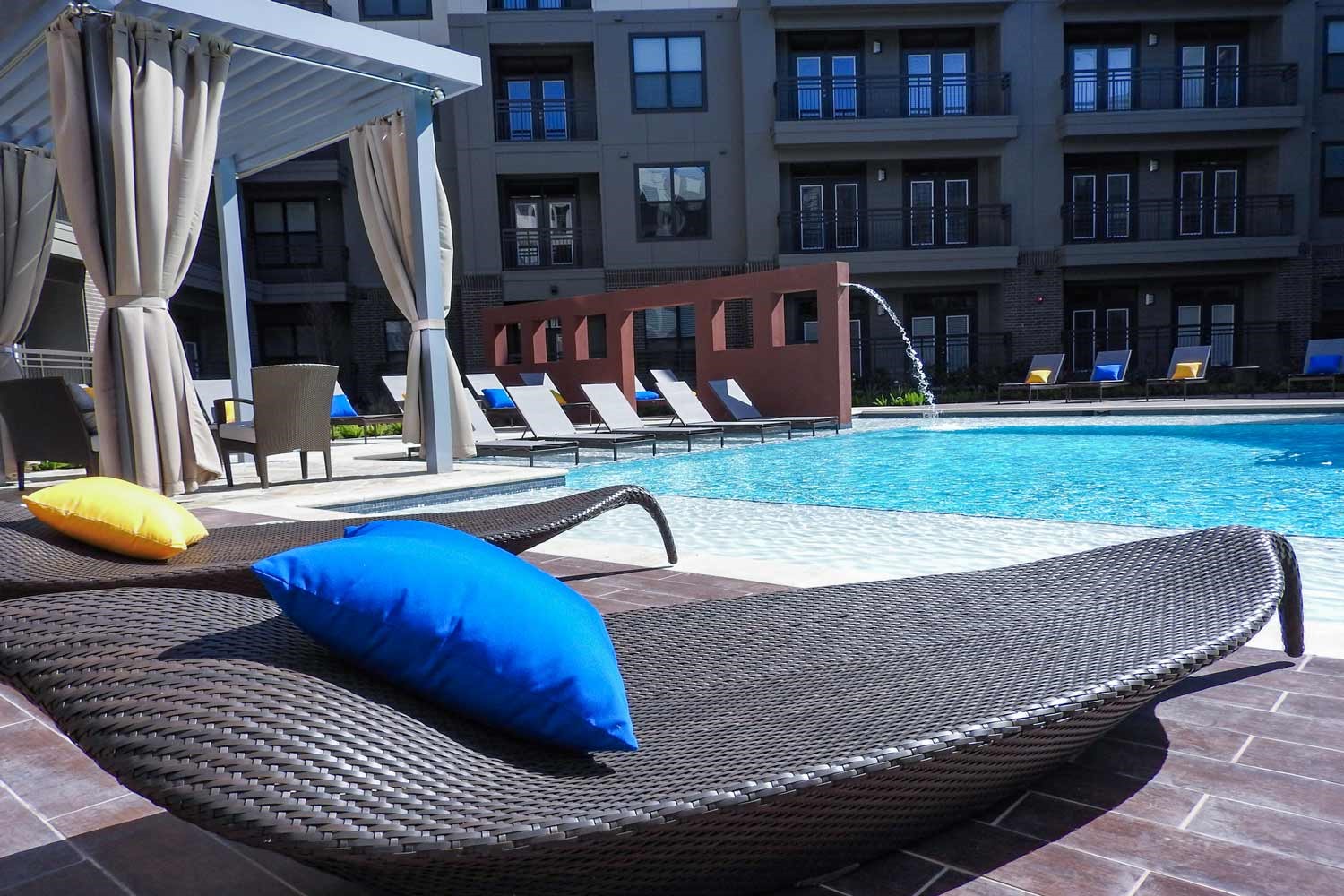 2033 South Gessner Road, Unit 4312 Houston, TX 77063 - Photo 12 of 25 a view of swimming pool with outdoor seating