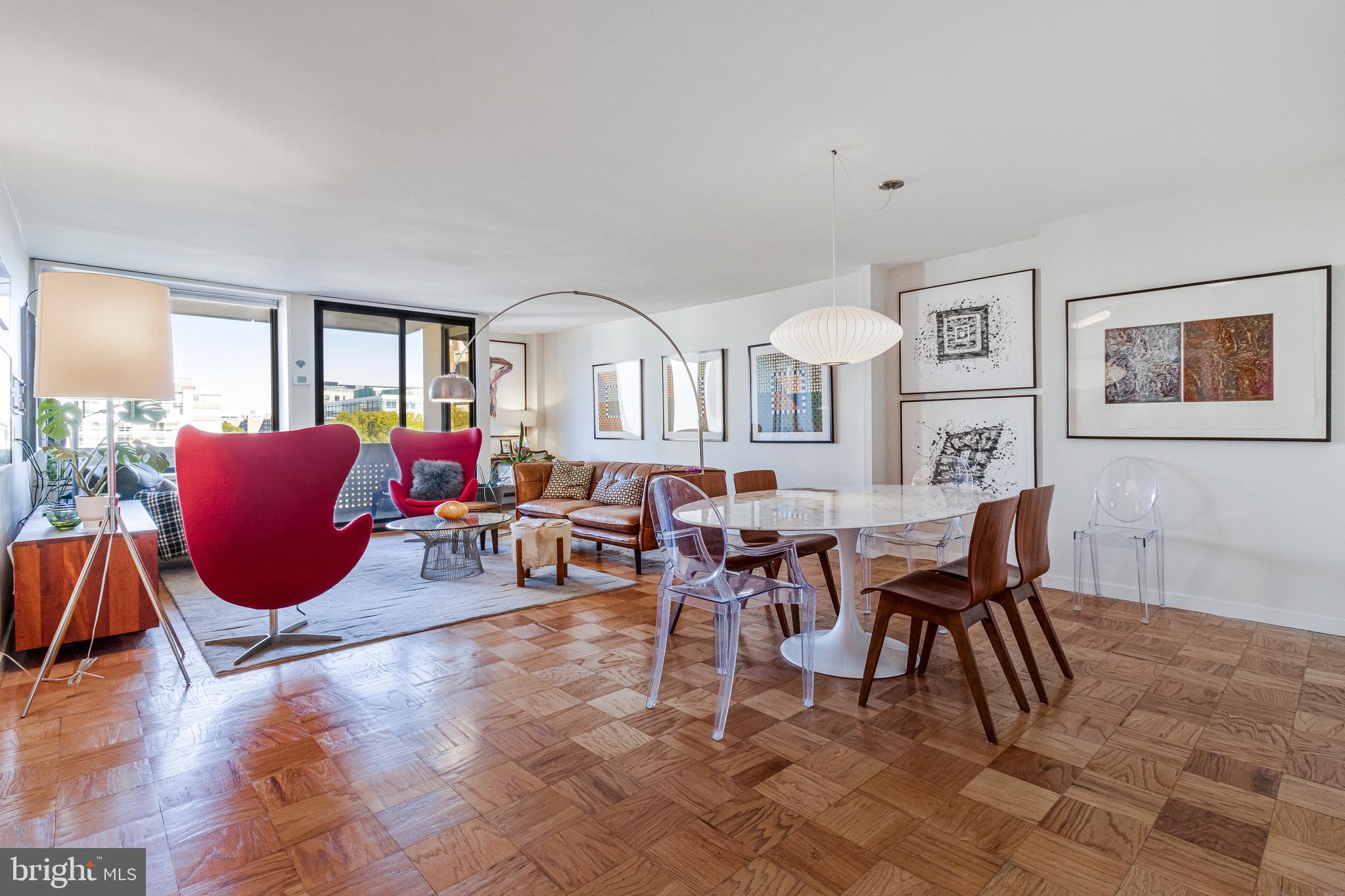 1245 4th Street Southwest, Unit E501 Washington, DC 20024 - Photo 3 of 40 a view of a dining room with furniture
