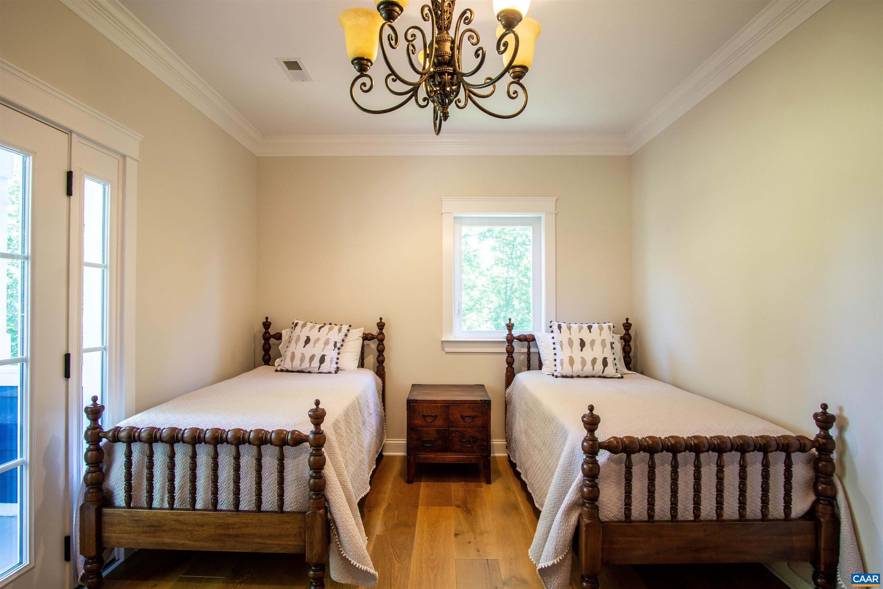 2236 Moore Road Ruckersville, VA 22968 - Photo 37 of 69 a bedroom with two beds and a window