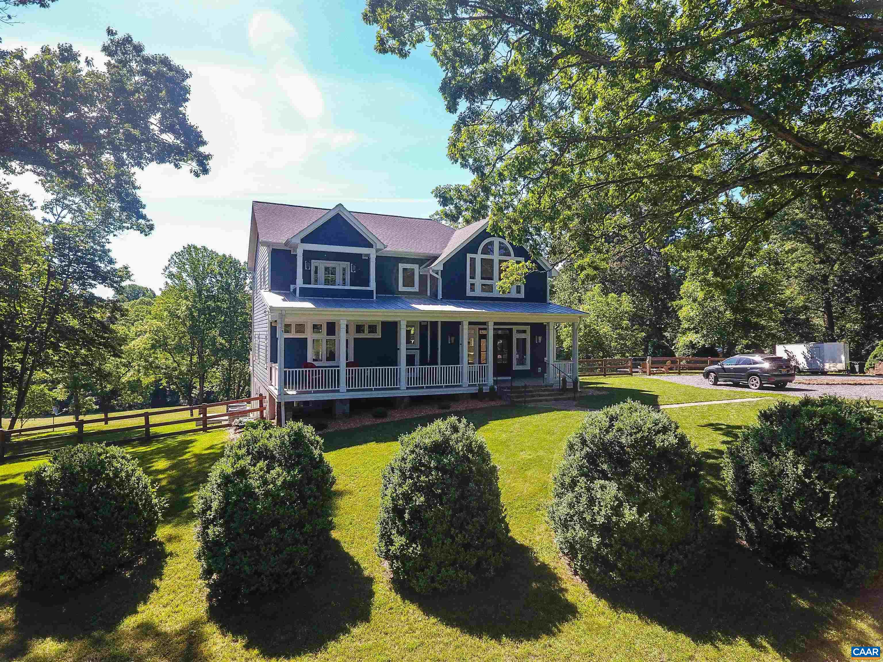 2236 Moore Road Ruckersville, VA 22968 - Photo 54 of 69 a view of a house with a big yard plants and large trees