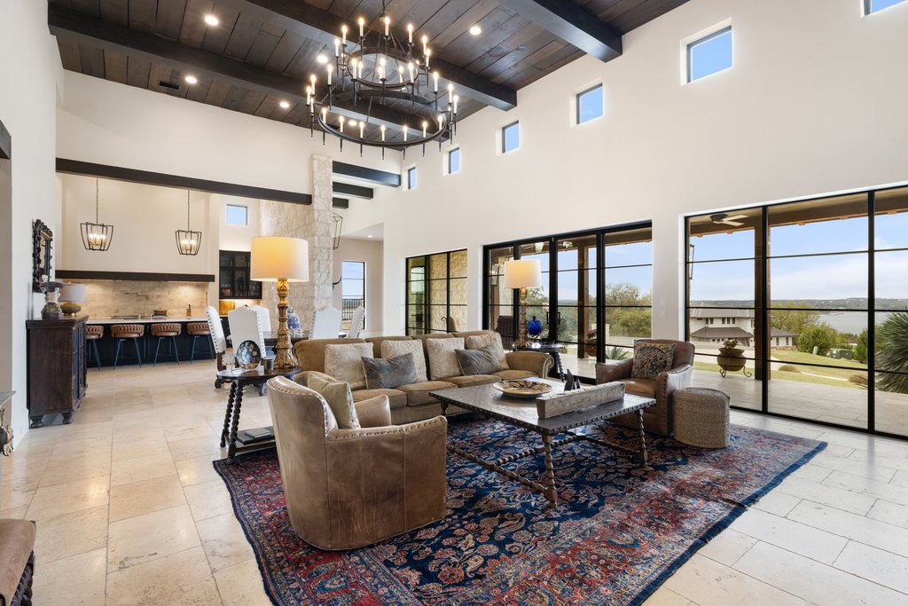 4001 Tejon Circle Austin, TX 78734 - Photo 14 of 40 a living room with furniture and a large window