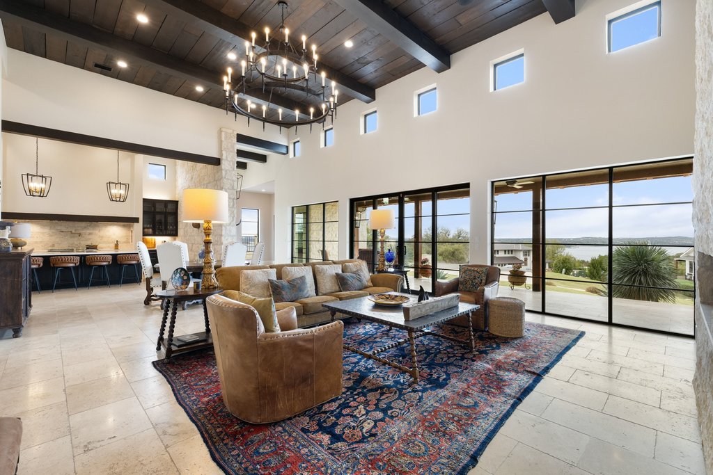 4001 Tejon Circle Austin, TX 78734 - Photo 16 of 40 a living room with furniture and a large window