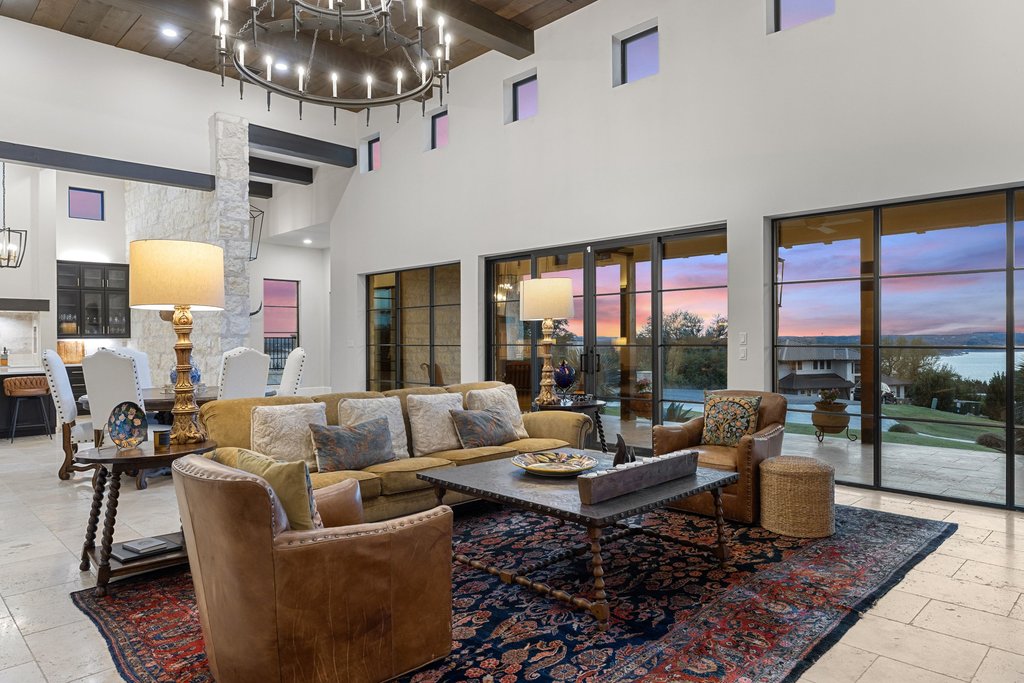 4001 Tejon Circle Austin, TX 78734 - Photo 6 of 40 a living room with furniture and a large window
