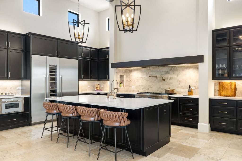 4001 Tejon Circle Austin, TX 78734 - Photo 8 of 40 a kitchen with a cabinets a sink and appliances