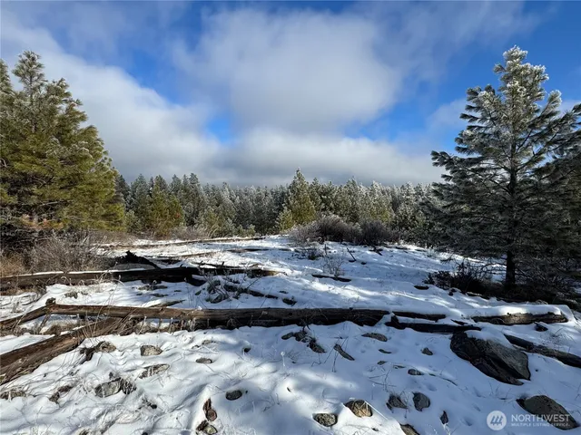 a view of swimming pool patio and mountain view