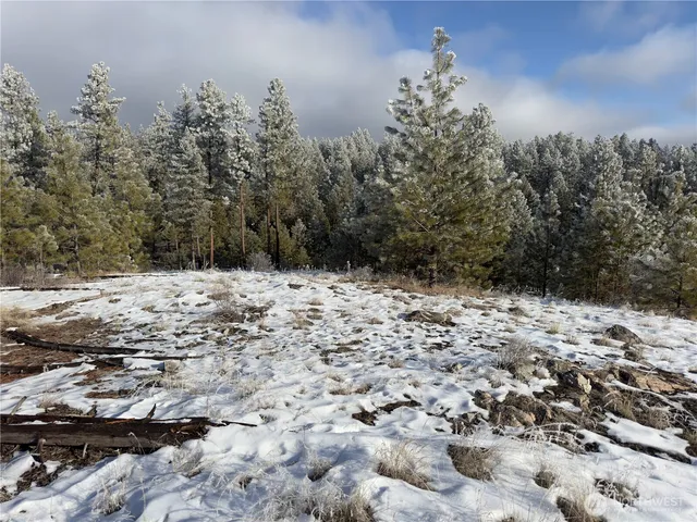 a view of side of a snow yard