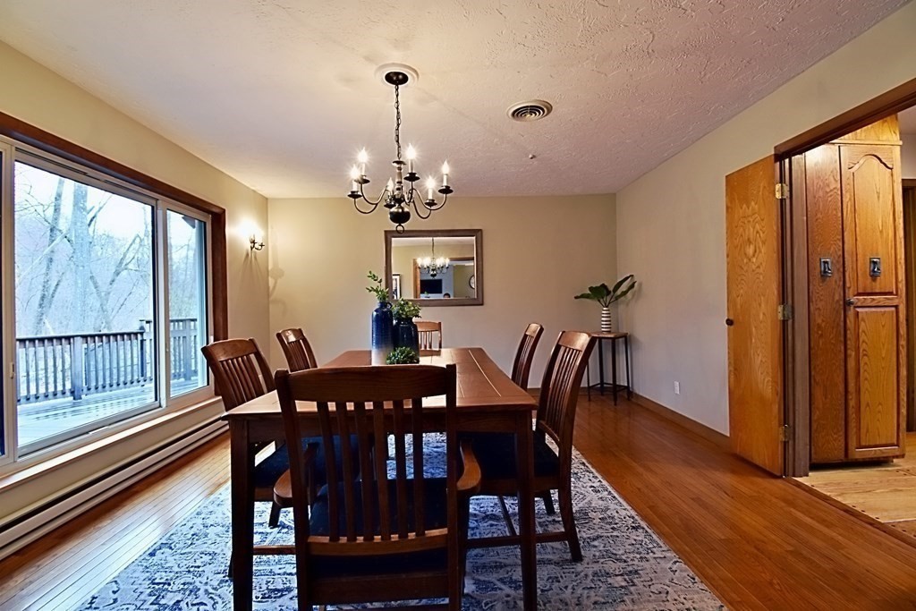 8 McCarthy Circle Framingham, MA 01702 - Photo 11 of 42 a view of a dining room with furniture window and wooden floor