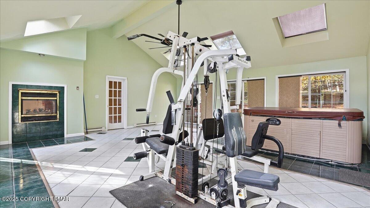 349 Bumble Bee Pass Cresco, PA 18326 - Photo 36 of 109 a view of living room filled with furniture and windows