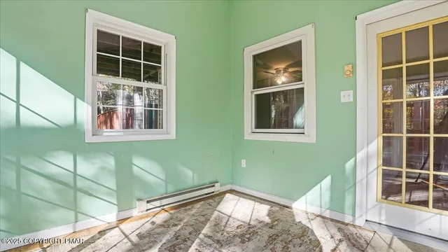 a view of a house with a street