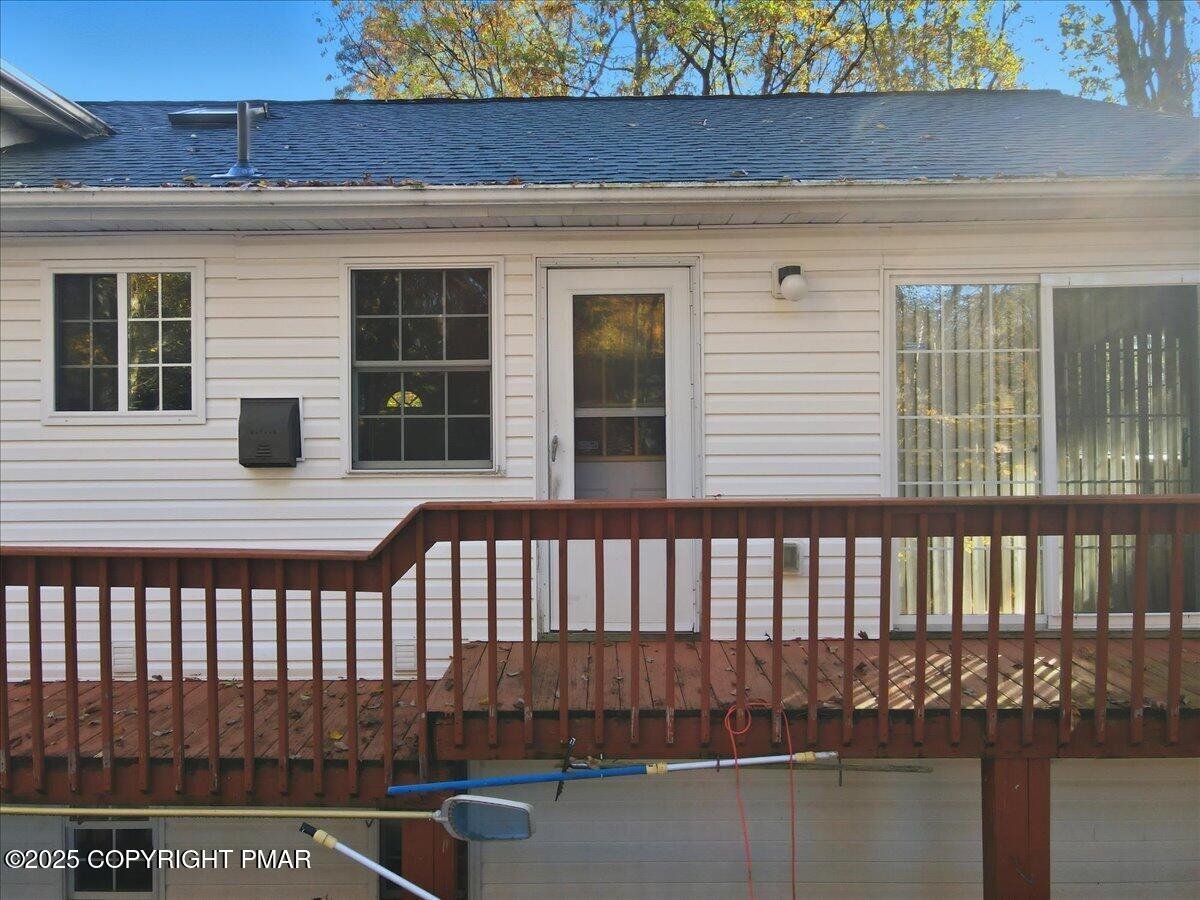 349 Bumble Bee Pass Cresco, PA 18326 - Photo 85 of 109 a view of a balcony with a window