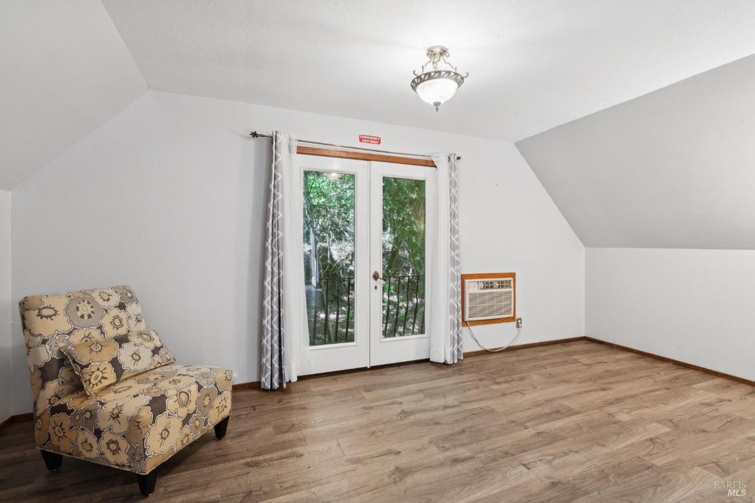 11910 Graton Road Sebastopol, CA 95472 - Photo 77 of 81 a view of livingroom with hardwood floor and ceiling fan