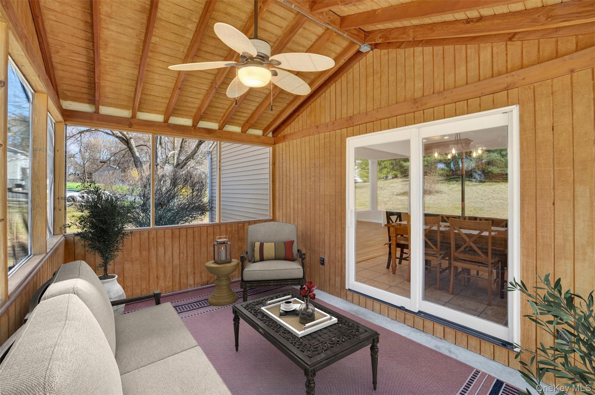 9 Ridge Road Cortlandt Manor, NY 10567 - Photo 36 of 47 Virtually staged screened in sunroom