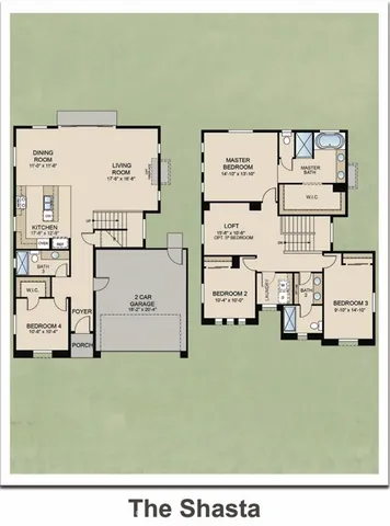 a view of a kitchen with refrigerator and window